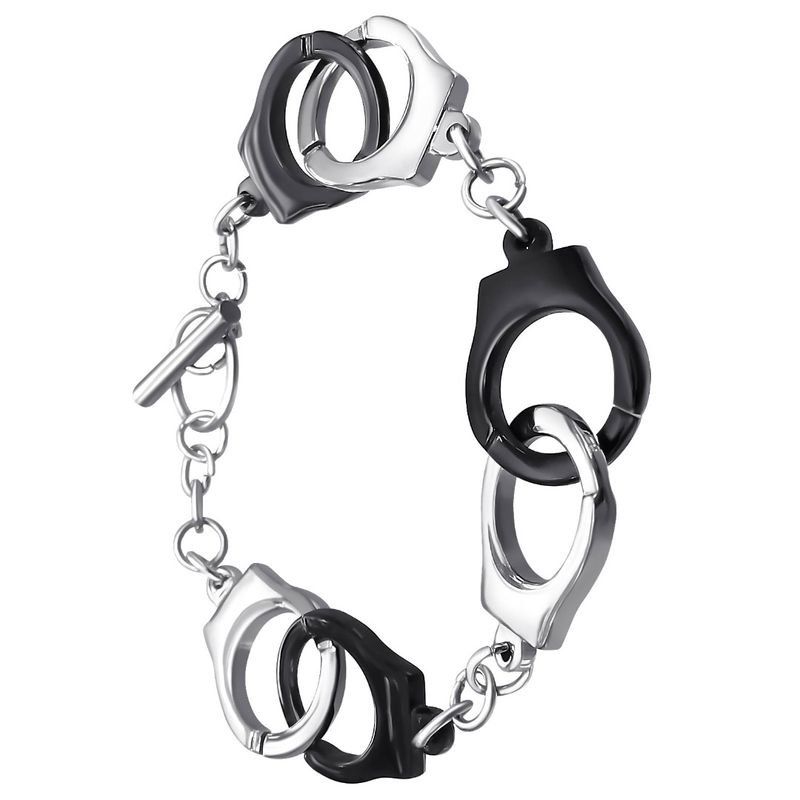 Fashion, accesorii si bijuterii - Barbati - Bijuterii barbati - Bratari barbati - Bratara din otel inoxidabil, Grad chirurgical 316L, Catuse, A4S11732 - Infinity.ro