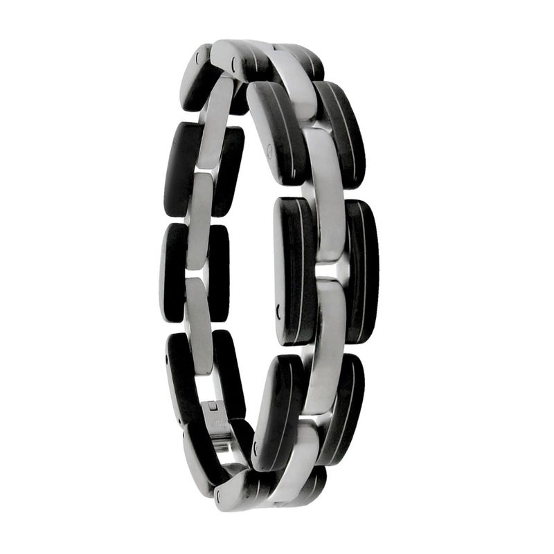 Fashion, accesorii si bijuterii - Barbati - Bijuterii barbati - Bratari barbati - Bratara din otel inoxidabil, Grad chirurgical 316L, Fine line, A4S7705 - Infinity.ro