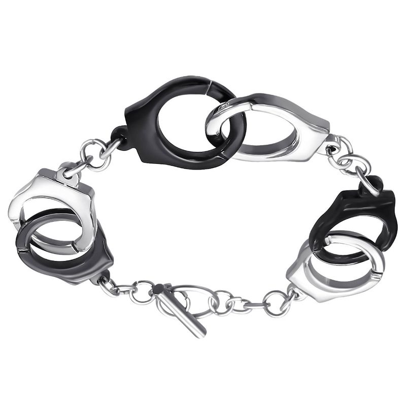 Fashion, accesorii si bijuterii - Barbati - Bijuterii barbati - Bratari barbati - Bratara din otel inoxidabil, Grad chirurgical 316L, Catuse, A4S11732 - Infinity.ro