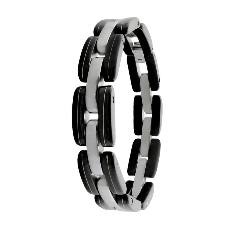 Fashion, accesorii si bijuterii - Barbati - Bijuterii barbati - Bratari barbati - Bratara din otel inoxidabil, Grad chirurgical 316L, Fine line, A4S7705 - Infinity.ro