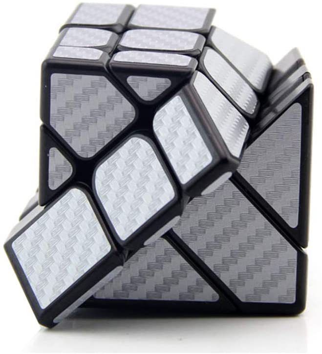Cub Magic 3x3x3 Moyu Unequal Fisher fibra de carbon silver, 153Cub-1 ...