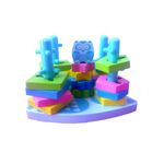 Jucarii, Copii si Bebe - Jucarii si jocuri - Jucarii & jocuri educative - Jucarii interactive - Jucarie cu forme geometrice din lemn, 21 piese, AK45 - Infinity.ro