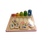 Jucarii, Copii si Bebe - Jucarii si jocuri - Jucarii & jocuri educative - Jocuri si jucarii educative - Joc lemn montessori, Numere siforme, SD08 - Infinity.ro