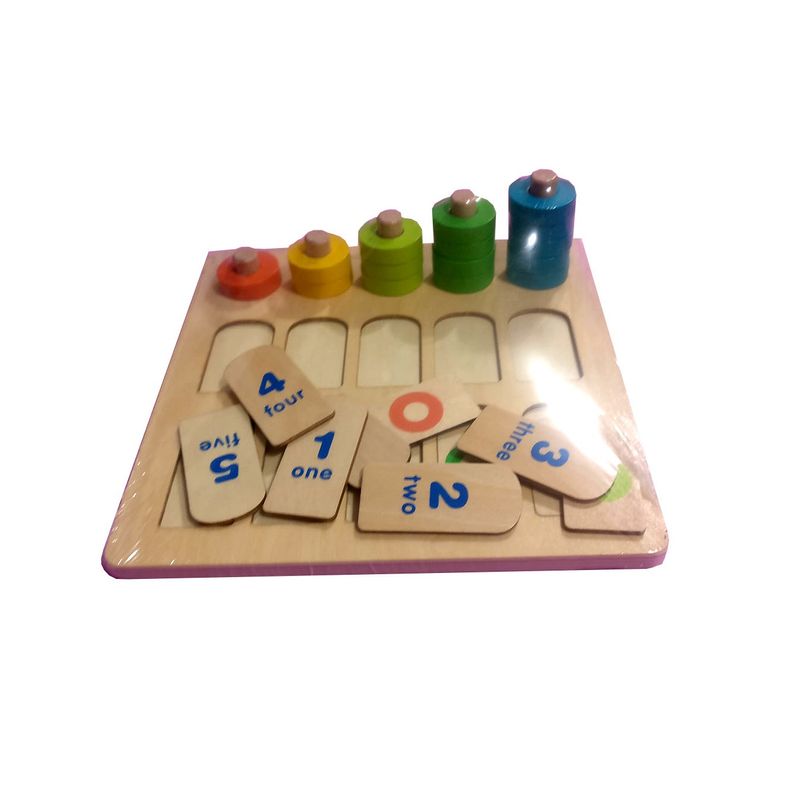 Jucarii, Copii si Bebe - Jucarii si jocuri - Jucarii & jocuri educative - Jocuri si jucarii educative - Joc lemn montessori, Numere siforme, SD08 - Infinity.ro