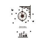 Casa si Gradina - Decoratiuni - Tapet - Ceas decorativ de perete, Vintage, Ceas cu Autocolant, 40 cm, CD884 - Infinity.ro