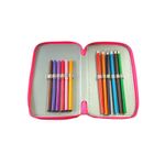 Carti si Birotica - Rechizite - Penare - Penar pentru copii cu Inimi, roz, 20 cm, LTOY46 - Infinity.ro