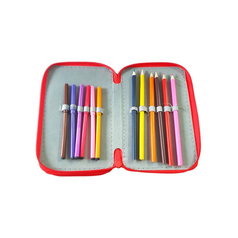 Carti si Birotica - Rechizite - Penare - Penar pentru copii Fructe, rosu, 20 cm, LTOY48 - Infinity.ro