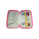 Carti si Birotica - Rechizite - Penare - Penar pentru copii cu Inimi, roz, 20 cm, LTOY46 - Infinity.ro