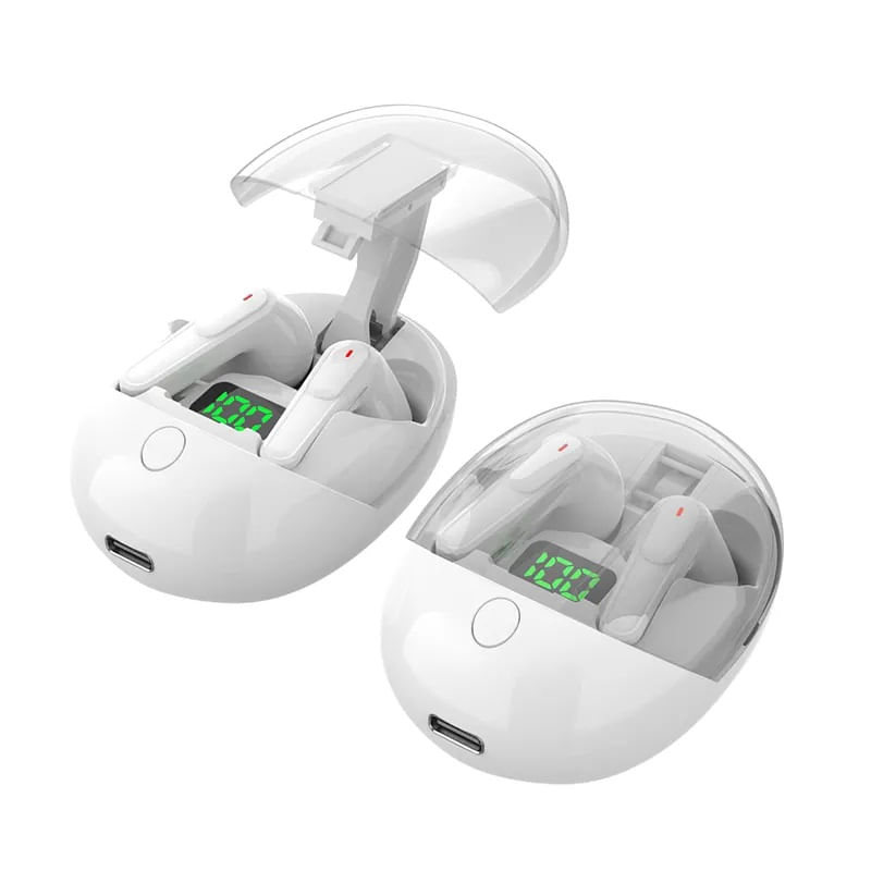 TV, Audio-Video si Foto - Portabile audio - Casti audio - Casti Wireless Audio Pro One, Bluetooth 5.3, TWS, Control Atingere, Noise Cancelling, Compatibile Android/iOS Gaming Alb - Infinity.ro