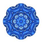 Casa si Gradina - Decoratiuni - Stickere decorative - Sticker decorativ Mandala, Albastru, 50 cm, 1066STK - Infinity.ro