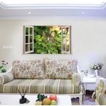 Casa si Gradina - Decoratiuni - Stickere decorative - Sticker decorativ, Fereastra 3D, Pisica, 85 cm, 503STK - Infinity.ro