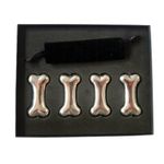 Casa si Gradina - Bucatarie si vesela - Accesorii bar - Forme cuburi de gheata - Set 4 Cuburi Oase pentru racirea bauturilor, argintiu, 5 cm, HML59 - Infinity.ro