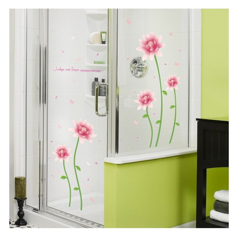 Casa si Gradina - Decoratiuni - Stickere decorative - Sticker decorativ, flori roz, 187 cm, 732STK - Infinity.ro