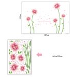 Casa si Gradina - Decoratiuni - Stickere decorative - Sticker decorativ, flori roz, 187 cm, 732STK - Infinity.ro