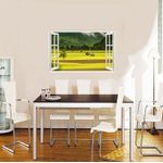 Casa si Gradina - Decoratiuni - Stickere decorative - Sticker decorativ, Fereastra 3D, Padure, 85 cm, 551STK - Infinity.ro