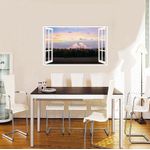 Casa si Gradina - Decoratiuni - Stickere decorative - Sticker decorativ, Fereastra 3D, Padure, 85 cm, 542STK-3 - Infinity.ro