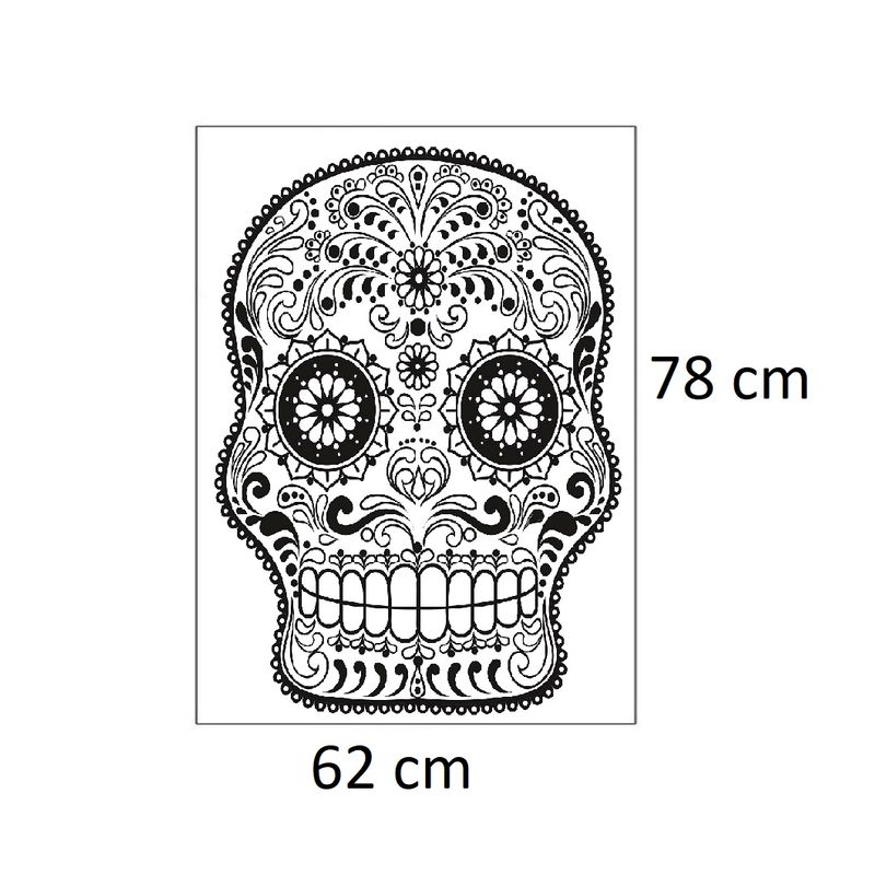 Casa si Gradina - Decoratiuni - Stickere decorative - Sticker decorativ, Skull, 78 cm, 216STK-7 - Infinity.ro