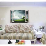 Casa si Gradina - Decoratiuni - Stickere decorative - Sticker decorativ, Fereastra 3D, Nor, 85 cm, 532STK - Infinity.ro