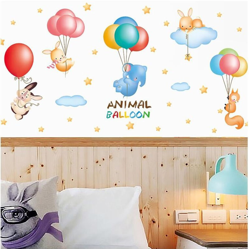Casa si Gradina - Decoratiuni - Stickere decorative - Sticker decorativ, Animal balloon, 150 cm, 772STK - Infinity.ro