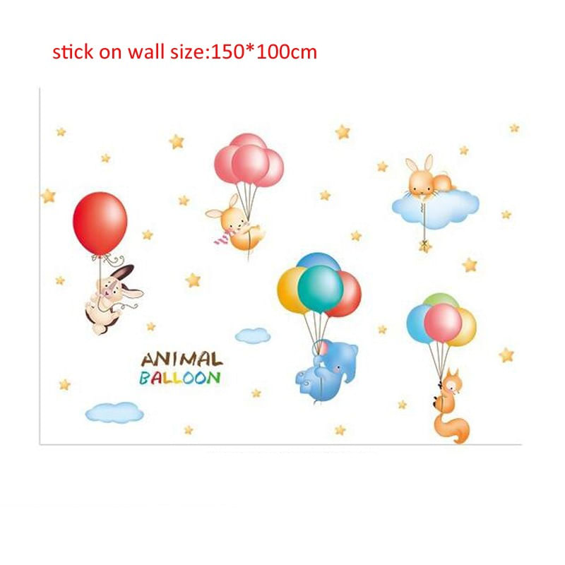 Casa si Gradina - Decoratiuni - Stickere decorative - Sticker decorativ, Animal balloon, 150 cm, 772STK - Infinity.ro