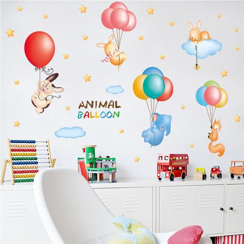 Casa si Gradina - Decoratiuni - Stickere decorative - Sticker decorativ, Animal balloon, 150 cm, 772STK - Infinity.ro