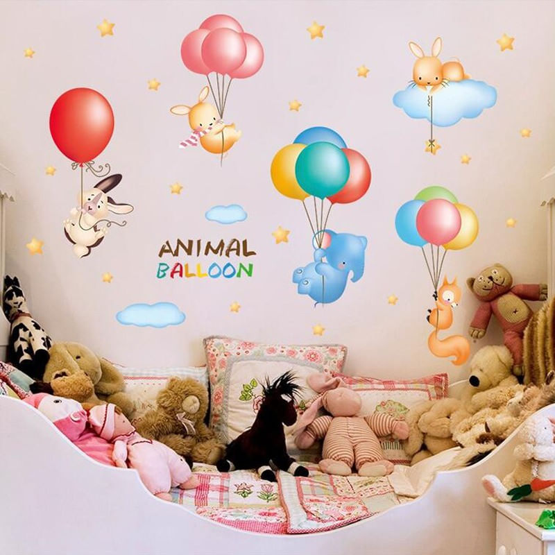 Casa si Gradina - Decoratiuni - Stickere decorative - Sticker decorativ, Animal balloon, 150 cm, 772STK - Infinity.ro