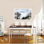 Casa si Gradina - Decoratiuni - Stickere decorative - Sticker decorativ, Fereastra 3D, Munte, 85 cm, 630STK - Infinity.ro