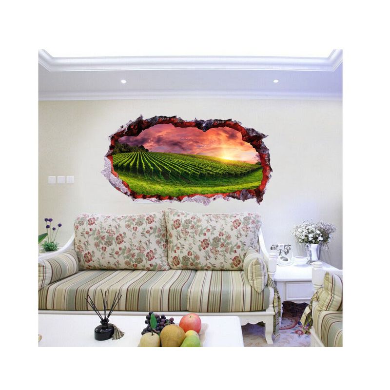 Casa si Gradina - Decoratiuni - Stickere decorative - Sticker decorativ, Gaura in perete 3D, Natura, 85 cm, 334STK-1 - Infinity.ro