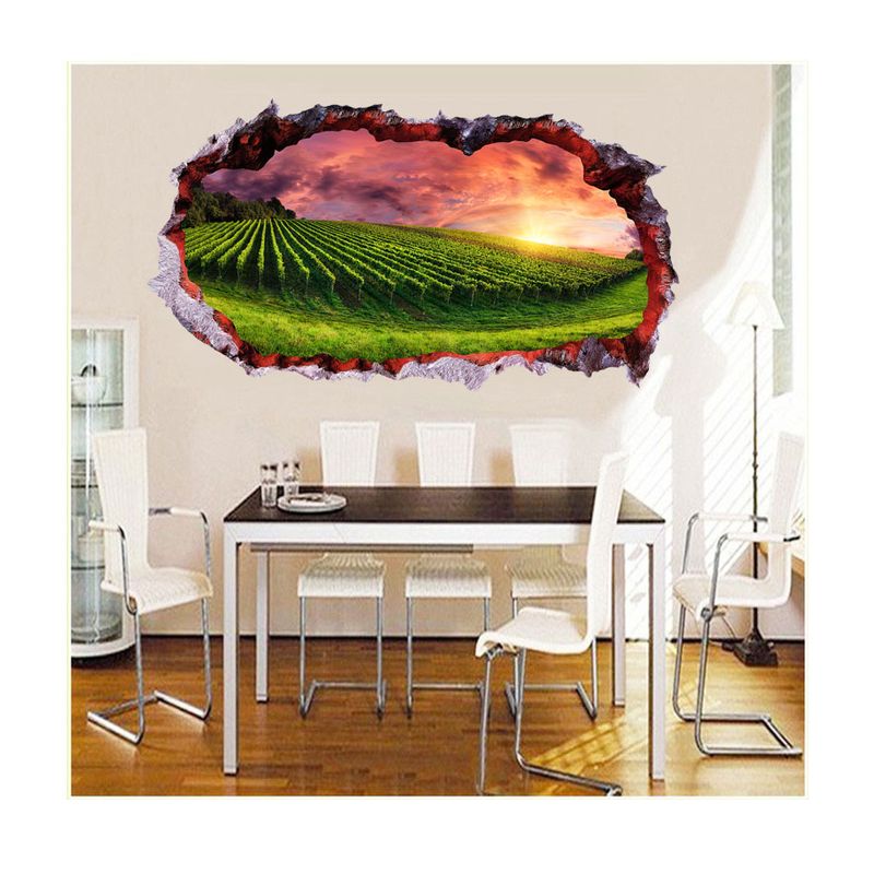 Casa si Gradina - Decoratiuni - Stickere decorative - Sticker decorativ, Gaura in perete 3D, Natura, 85 cm, 334STK-1 - Infinity.ro