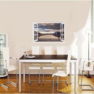 Sticker decorativ, Fereastra 3D, Waterford, 85 cm, 687STK