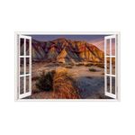 Casa si Gradina - Decoratiuni - Stickere decorative - Sticker decorativ, Fereastra 3D, Munte, 85 cm, 674STK - Infinity.ro