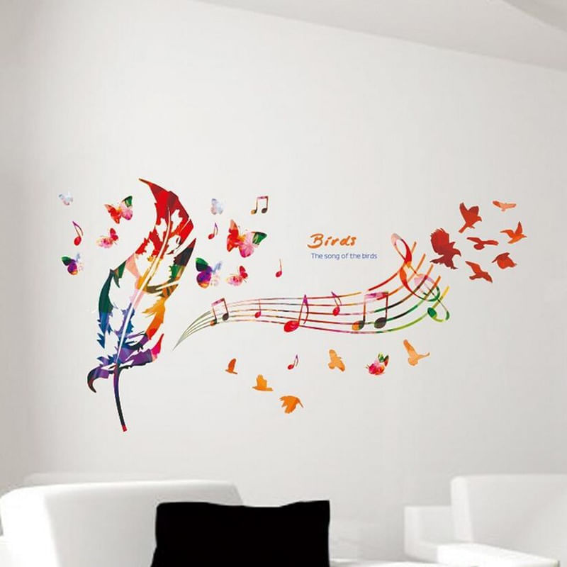 Casa si Gradina - Decoratiuni - Stickere decorative - Sticker decorativ, Birds, 119 cm, 718STK - Infinity.ro