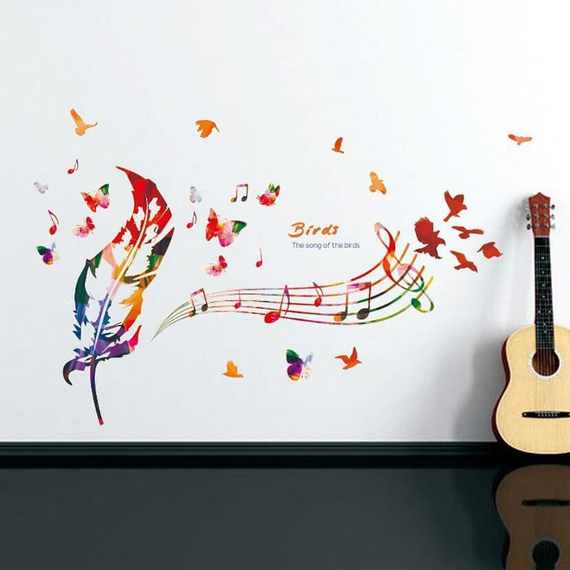 Casa si Gradina - Decoratiuni - Stickere decorative - Sticker decorativ, Birds, 119 cm, 718STK - Infinity.ro