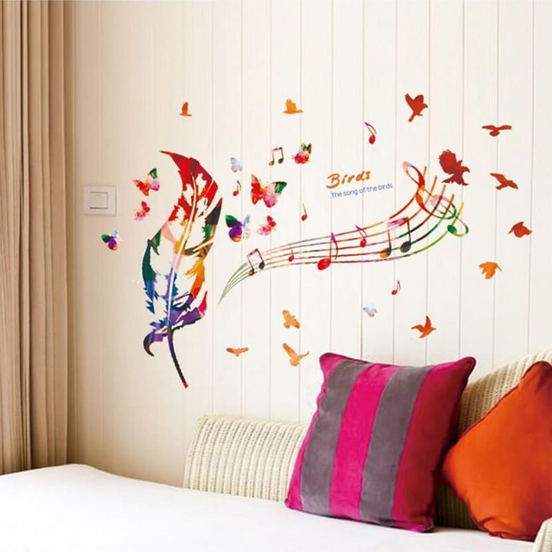 Casa si Gradina - Decoratiuni - Stickere decorative - Sticker decorativ, Birds, 119 cm, 718STK - Infinity.ro