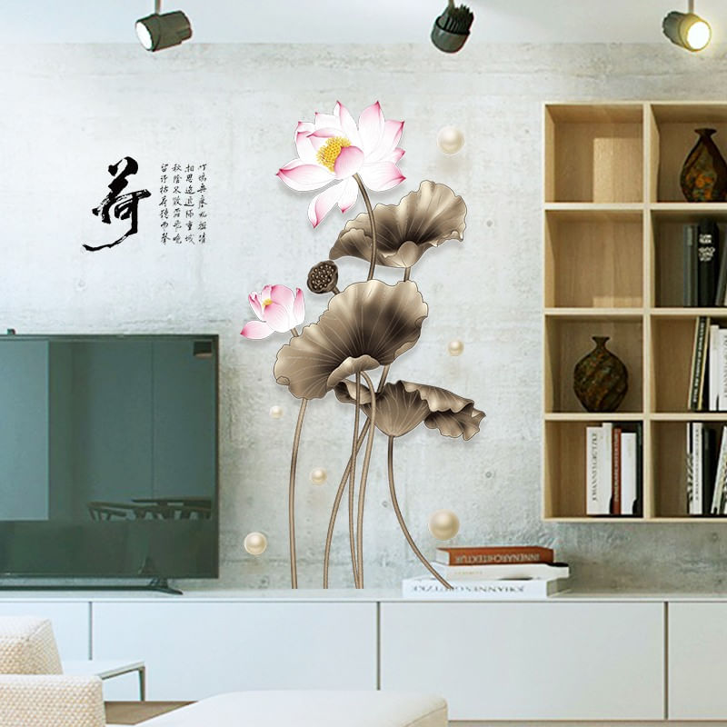 Casa si Gradina - Decoratiuni - Stickere decorative - Sticker decorativ, flori, 112 cm, 751STK - Infinity.ro