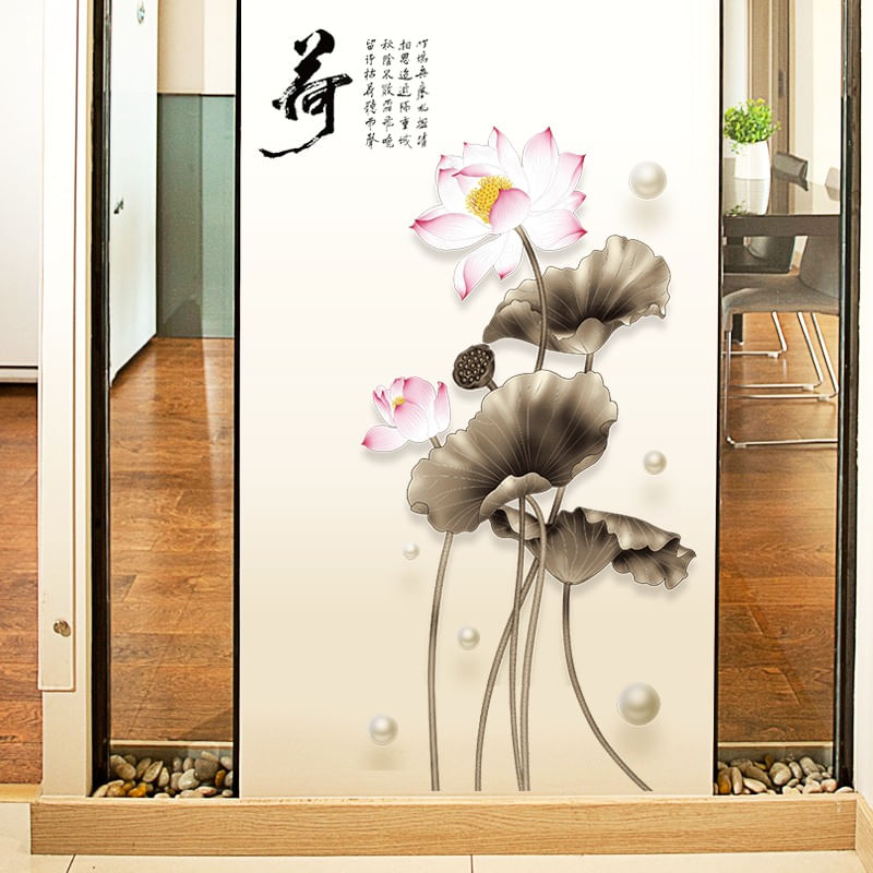 Casa si Gradina - Decoratiuni - Stickere decorative - Sticker decorativ, flori, 112 cm, 751STK - Infinity.ro