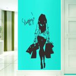 Casa si Gradina - Decoratiuni - Stickere decorative - Sticker decorativ, Shopping, 75 cm, 818STK - Infinity.ro
