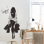 Casa si Gradina - Decoratiuni - Stickere decorative - Sticker decorativ, Shopping, 75 cm, 818STK - Infinity.ro