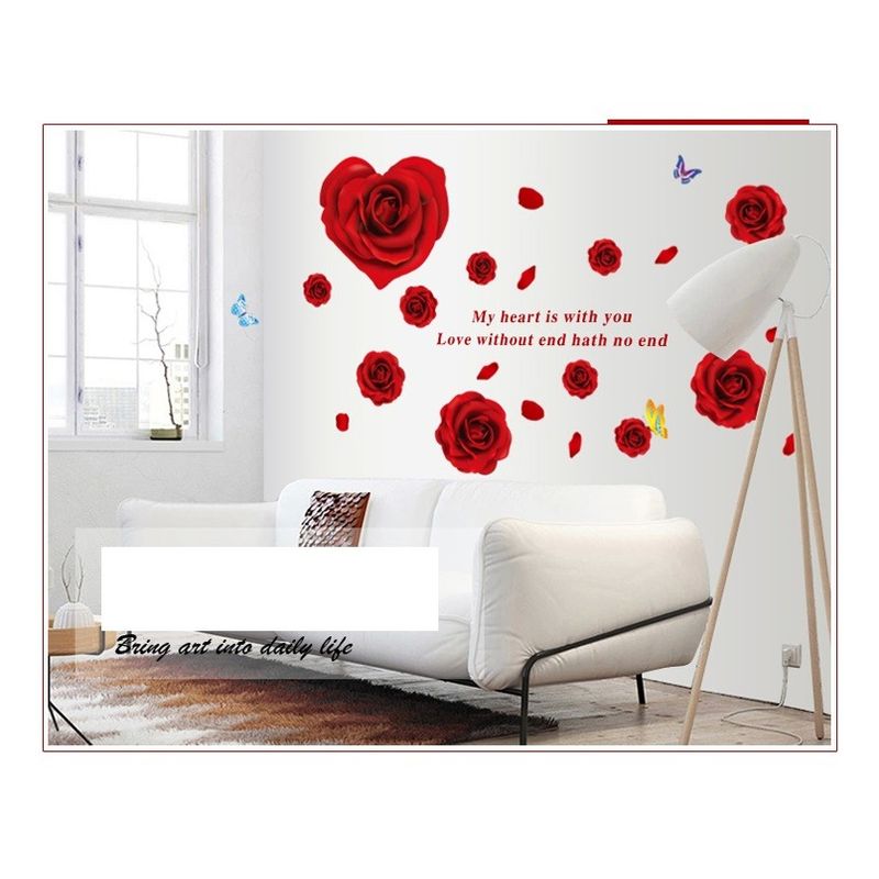 Casa si Gradina - Decoratiuni - Stickere decorative - Sticker decorativ, Trandafiri, 160 cm, 735STK - Infinity.ro