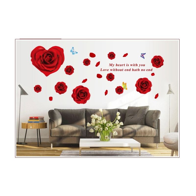 Casa si Gradina - Decoratiuni - Stickere decorative - Sticker decorativ, Trandafiri, 160 cm, 735STK - Infinity.ro