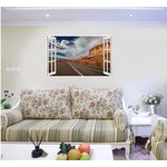 Casa si Gradina - Decoratiuni - Stickere decorative - Sticker decorativ, Fereastra 3D, Sosea, 85 cm, 575STK - Infinity.ro