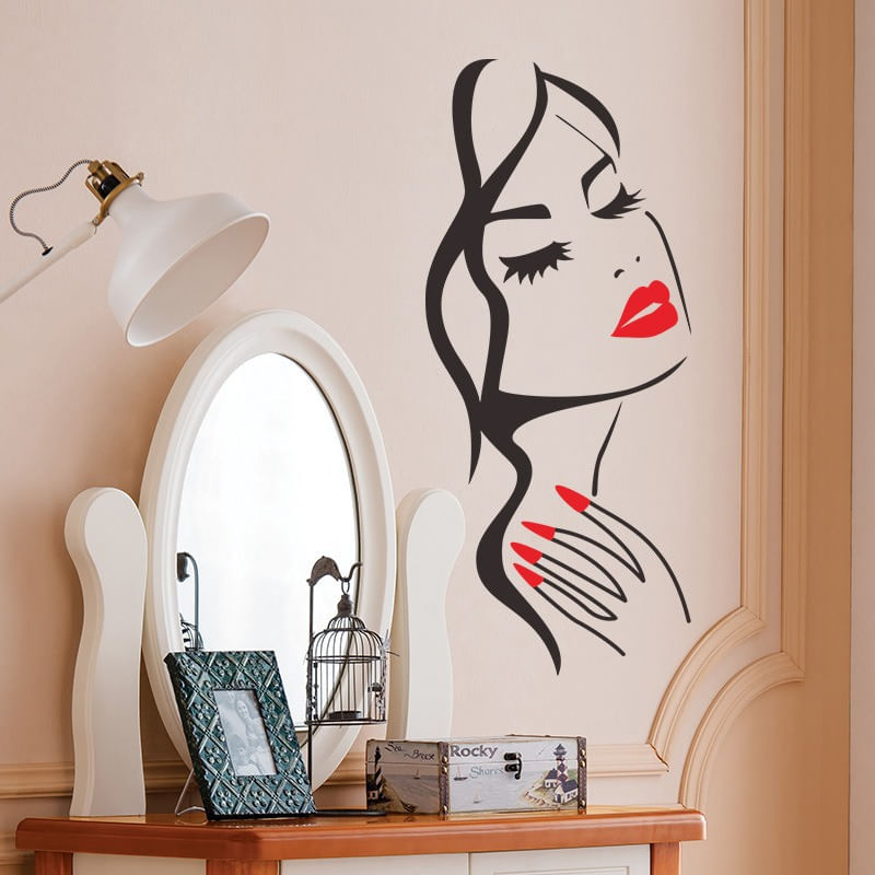 Casa si Gradina - Decoratiuni - Stickere decorative - Sticker decorativ, Girl, 57 cm, 820STK - Infinity.ro