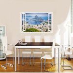 Casa si Gradina - Decoratiuni - Stickere decorative - Sticker decorativ, Fereastra 3D, Rio de Janeiro, 85 cm, 583STK - Infinity.ro