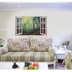 Casa si Gradina - Decoratiuni - Stickere decorative - Sticker decorativ, Fereastra 3D, Padure, 85 cm, 541STK - Infinity.ro