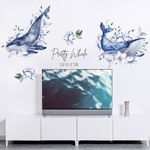 Casa si Gradina - Decoratiuni - Stickere decorative - Sticker decorativ, Balene, 115 cm, 748STK - Infinity.ro