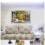 Casa si Gradina - Decoratiuni - Stickere decorative - Sticker decorativ, Fereastra 3D, Lac, 85 cm, 524STK - Infinity.ro