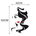 Casa si Gradina - Decoratiuni - Stickere decorative - Sticker decorativ, Woman, 62 cm, 807STK - Infinity.ro
