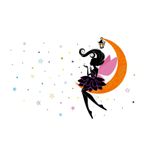 Casa si Gradina - Decoratiuni - Stickere decorative - Sticker decorativ, Printesa pe luna, 122 cm, 707STK - Infinity.ro