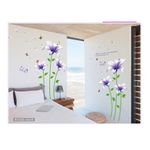 Casa si Gradina - Decoratiuni - Stickere decorative - Sticker decorativ, flori mov, 170 cm, 739STK - Infinity.ro