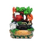 Casa si Gradina - Gradina si terasa - Decoratiuni exterior - Ornamente gradina - Fantana arteziana, Bila si leduri luminoase, 27 cm, 635C2-1 - Infinity.ro